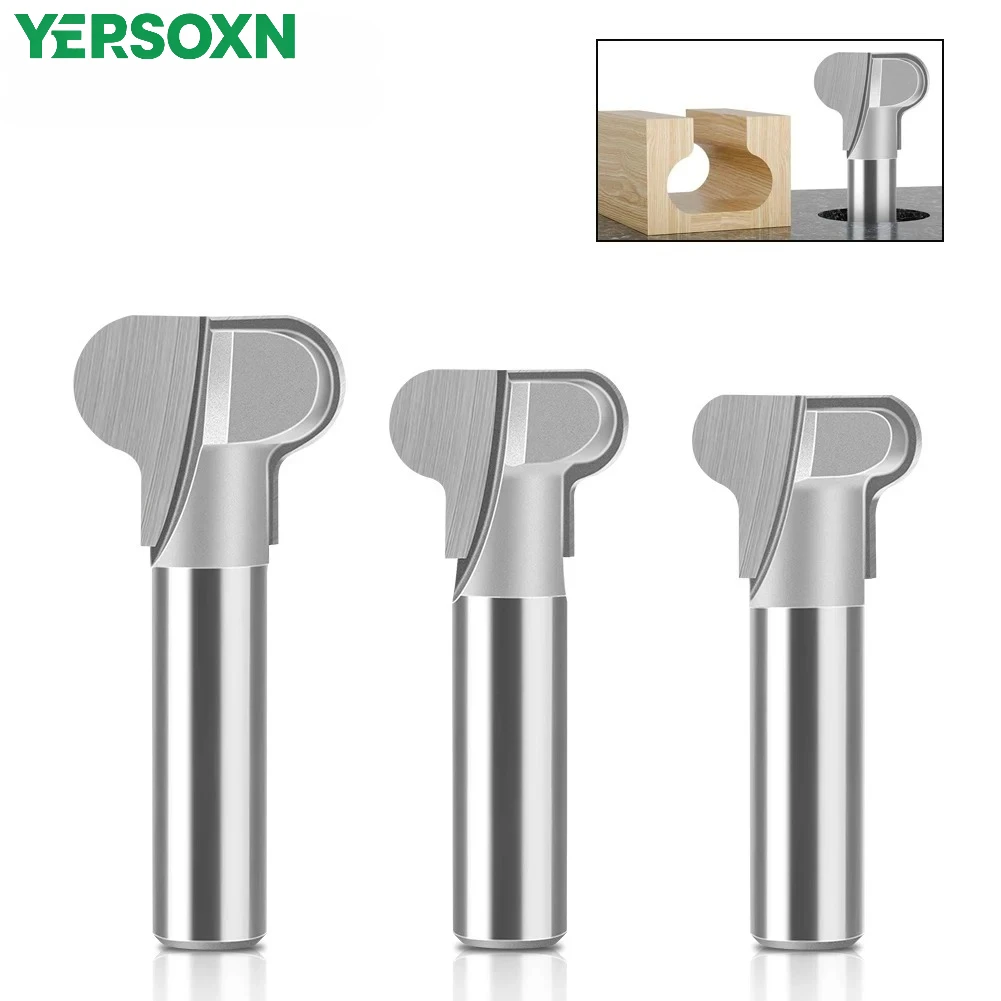 1 Pieza Fresa para Router de Madera, Vástago de 1/2'' (12mm), Fresa de Extracción Oculta Multifunción para Trabajos en Madera