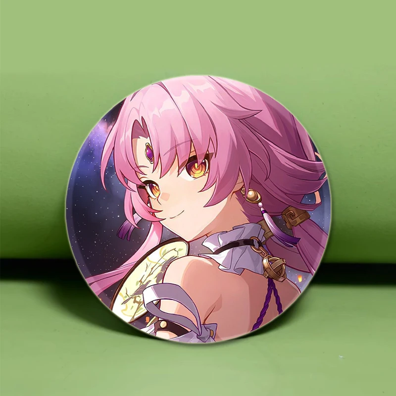 Broches Honkai Star Rail Bronya Rand Dan Heng Herta Himeko Boothill Game Figure Badge Cosplay esmalte Pins Para mochila joyería