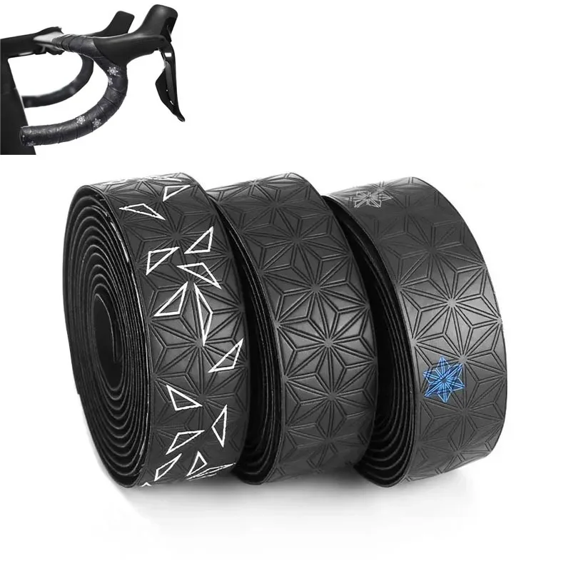 AliExpress NONE Anti-Slip Handlebar Tape PU Road Bike Shock Absorp Comfortable Non-slip Silicone Shock-absorbing Sweat-absorbent Tape