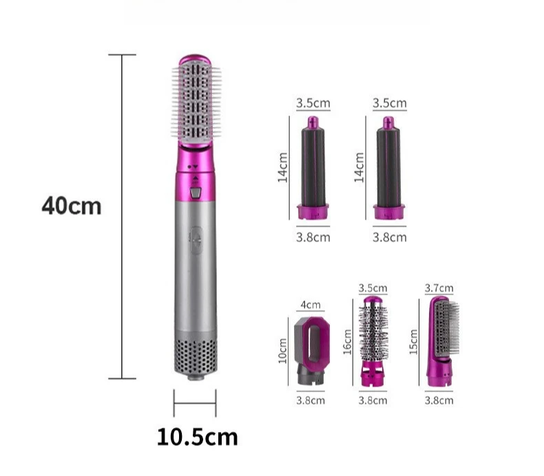 5-in-1 curling iron, hot air comb, hair straightener, automatic curling hair dual-purpose, automatic curling iron wholesale.