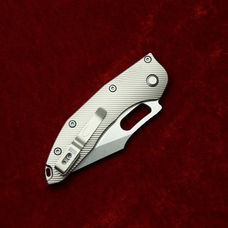 LEMIFSHE Stitch RamL cuchillo plegable táctico de titanio M390 - imagen 5
