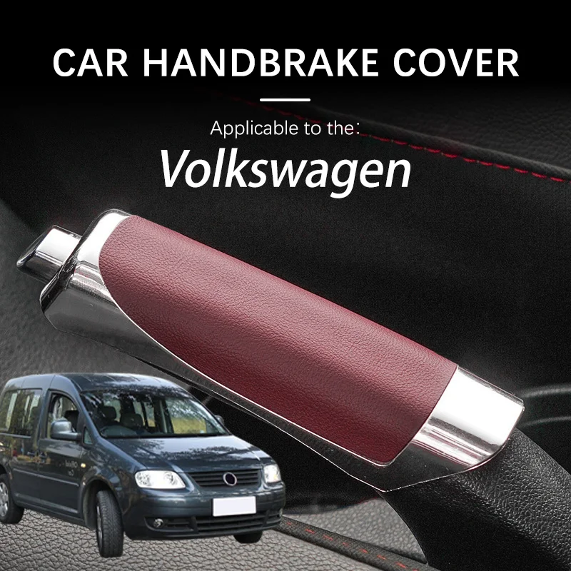 Car Handbrake Grip Protect Cover Styling Decor High Quality Smooth For Volkswagen VW Caddy Interior Accessory