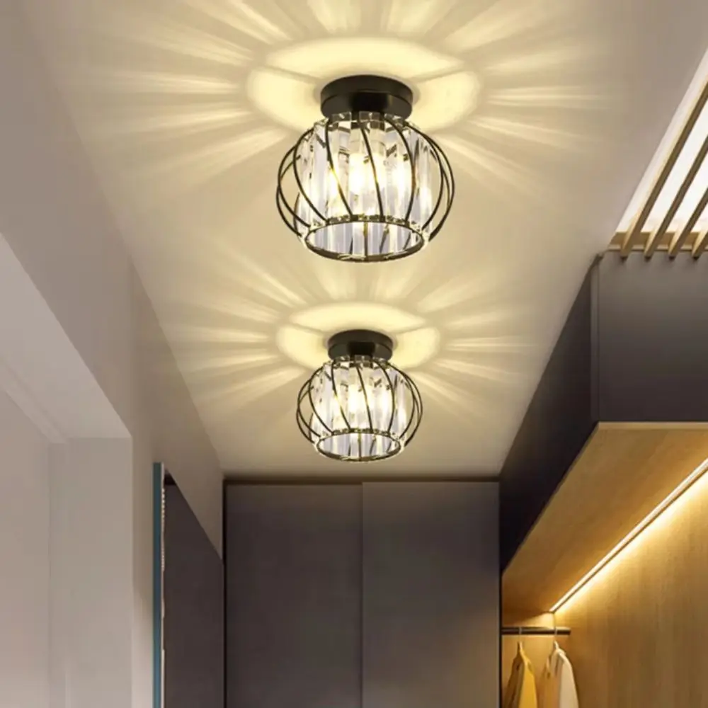 Home Decor Luxury Crystal Crystal Ceiling Light Modern Minimalist Luxur Ceiling Light Channel Track Track Lighting Fixture Aisle