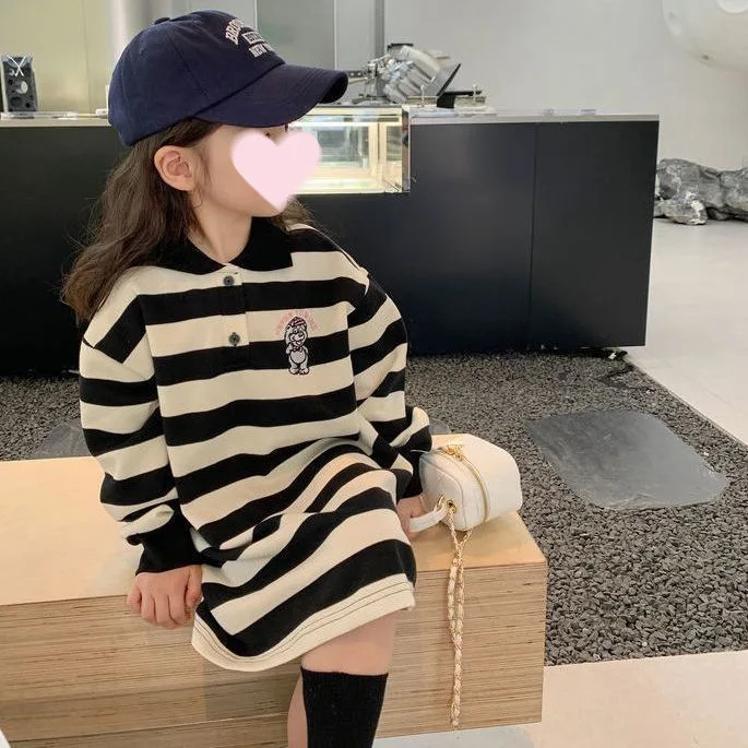 Toddler girls knitted winter princess dress sweater fall fashion kids clothing girl clothing sweet