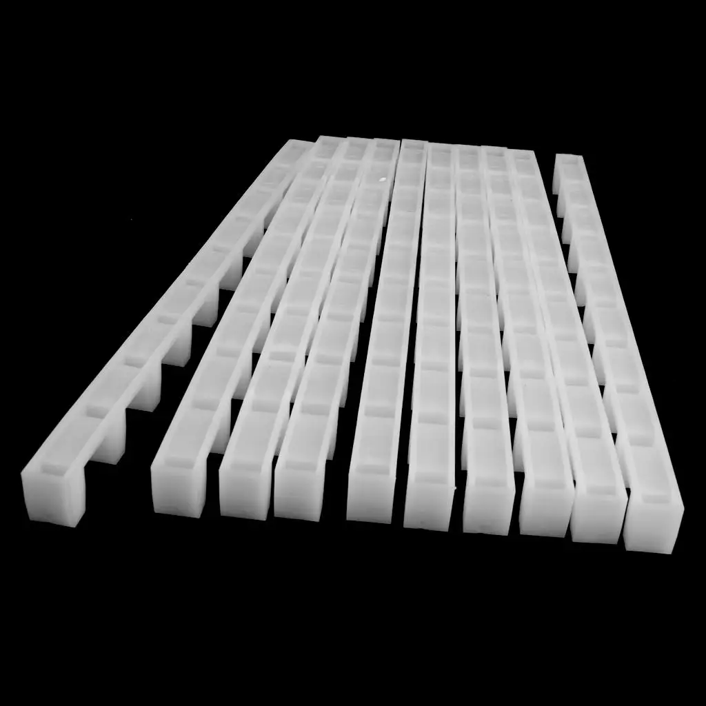 

10pcs Beehive Plastic End / Spacer Beekeeping Tool Equipment 15" White