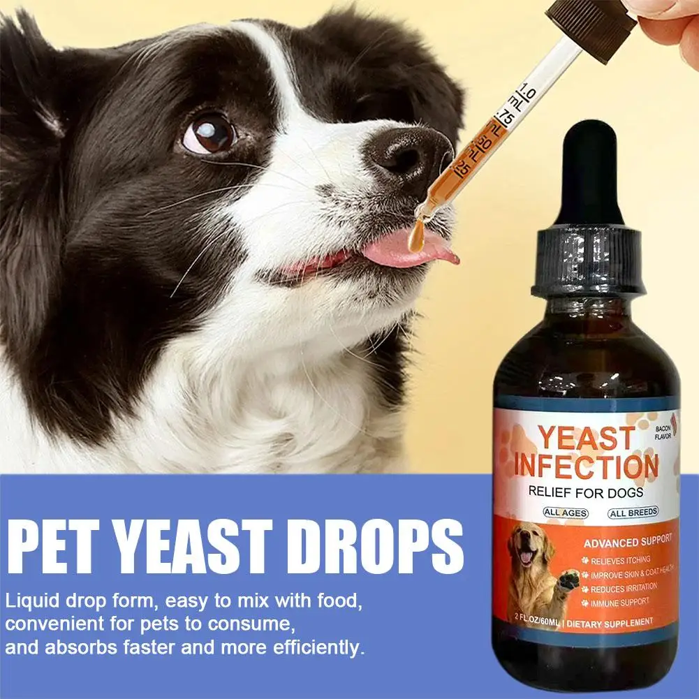 60ML 3Kinds Dog Pet Drops Gentle Care Supplement To Maintain Healthy Coat and Skin for Dogs Herbal Drops PET CARE image 4