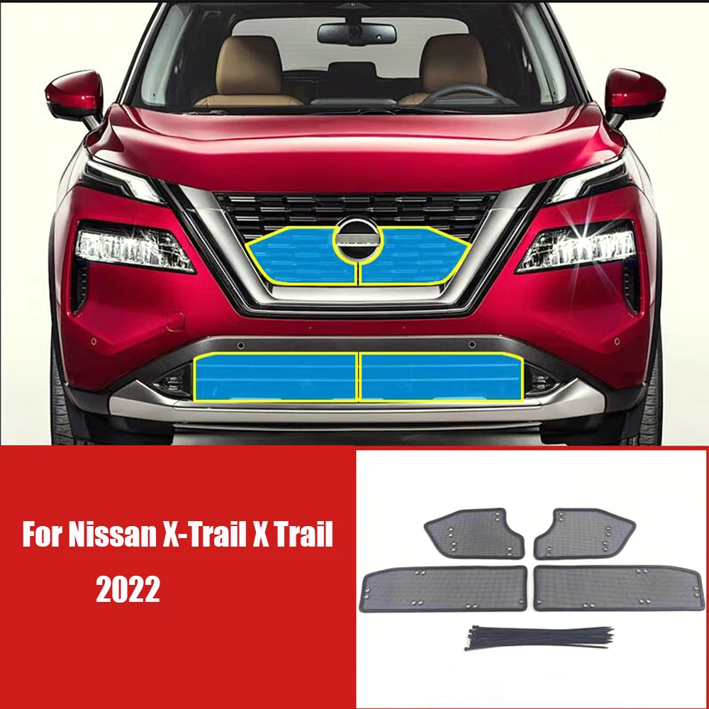 

Stainless Car Front Grille Insert Net Insect Screening Mesh Protection Covers Trim For Nissan X-Trail X Trail 2017- 2022