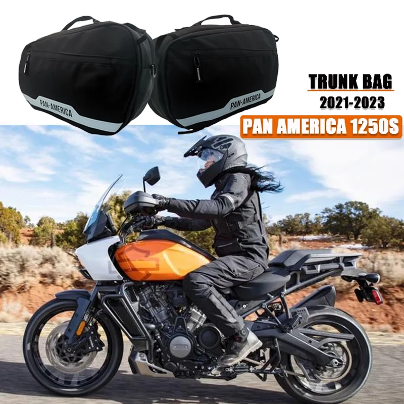 

Newest Motorcycle Luggage Bags Black Nylon Inner Bag Fits For Harley PAN AMERICA 1250 S PA1250 S PANAMERICA1250 2021 2022