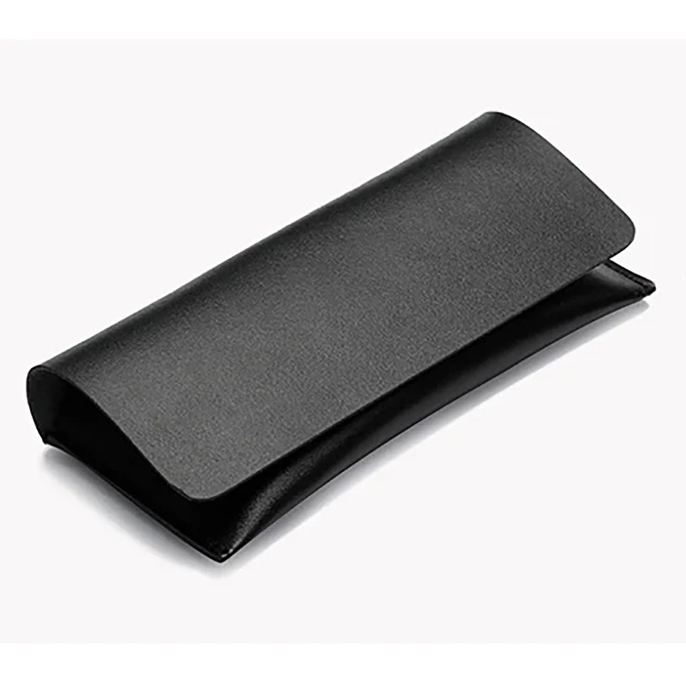Peekaboo custom logo PU leather sunglasses packaging boxes soft case glasses box women men black dropshipping