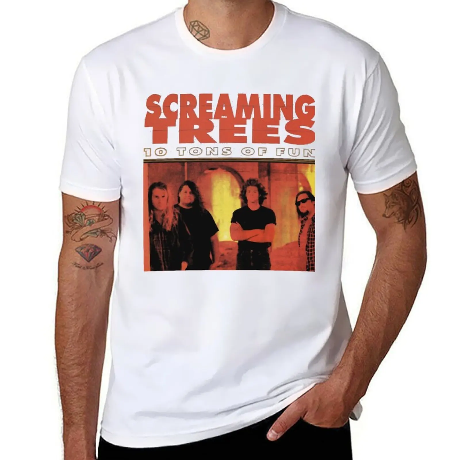 

Funny Men Screaming Trees Alternative Gifts Movie Fan T-Shirt man t shirt luxury man graphic t shirt T-Shirt