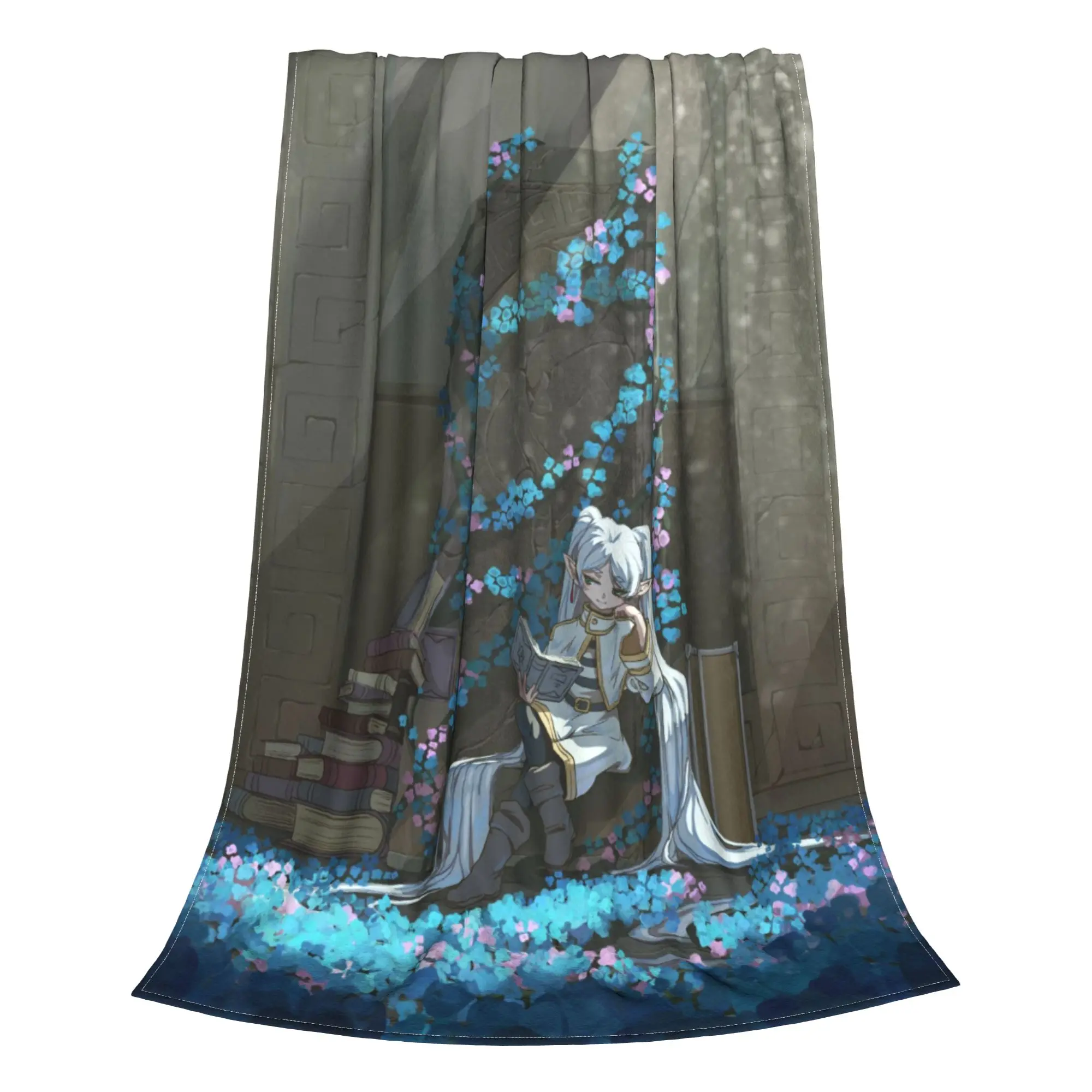 Frieren Beyond Journeys End Blanket All Season   Cute Ultra-Soft Throw Blankets For Car Outdoor Bedding Throws