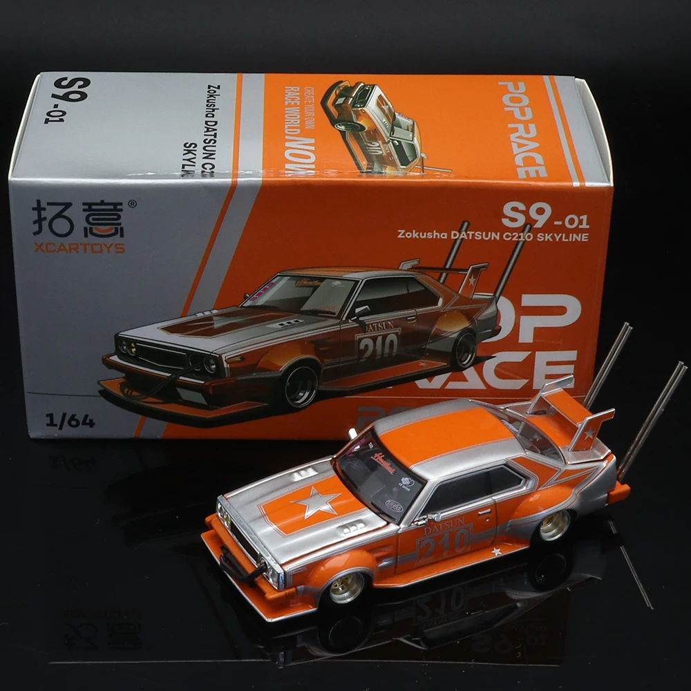 XCARTOYS POPRACE 1/64 Co-branded Float Series Toyota GR86 Porsche Martin GTR Alloy Model Toy Action Figure Cars