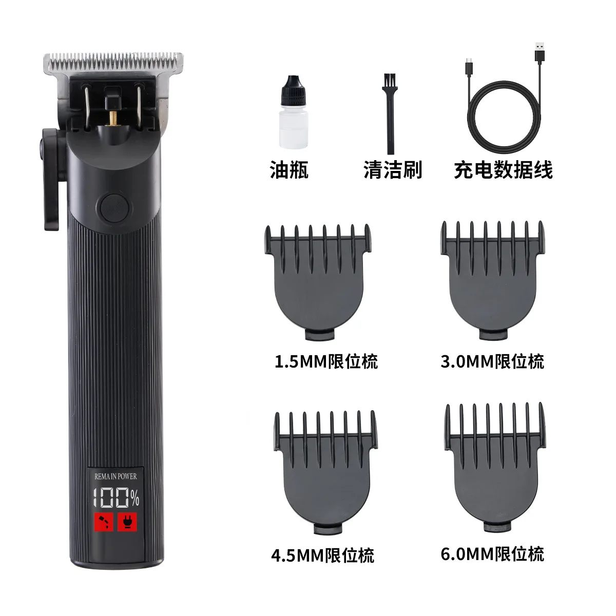 Xiaomi T9 0Mm Draadloze Professionele Tondeuse Elektrische Trimmers Voor Mannen Tondeuse Haar Snijmachine Scheerapparaat