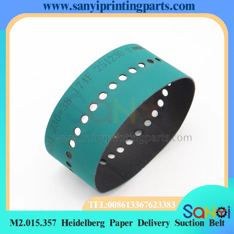 2 Piece M2.015.357 Heidelberg Paper Delivery Suction Belt For Printing Machine Parts