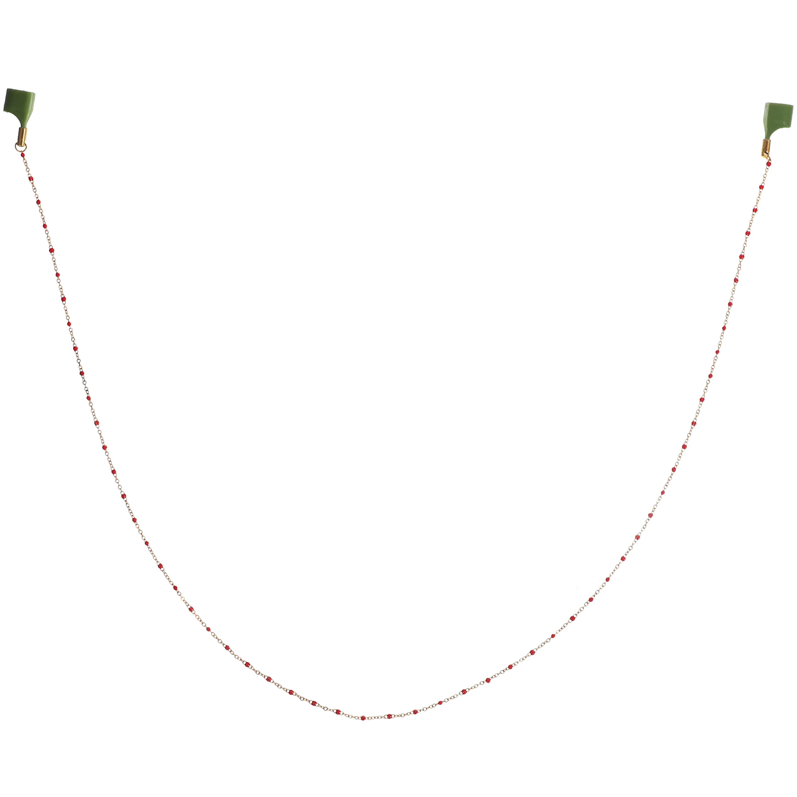 

Peach Acupuncture Ear Clip Earphone Anti-Lost Chain Lanyard Headphone Anti-loss Sports