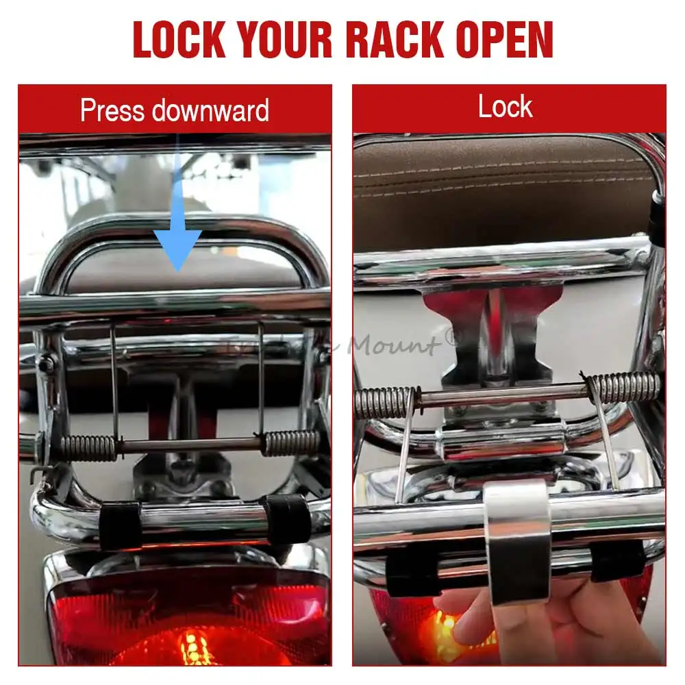 Motorcycle Luggage Rack Basket Bag Frame Hook Crotchet Grip For Vespa GTS LX LXV Sprint Primavera 50 Moto Accessory view 5
