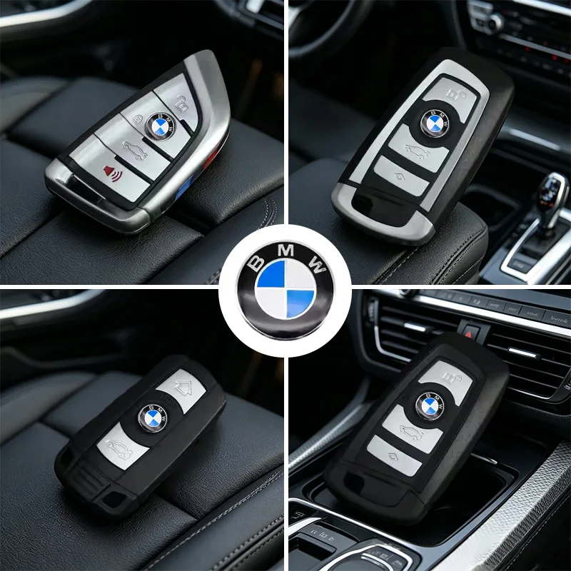

11/14mm Applicable BMW Car Key Logo Sticker 1 3 5 7 Series X1 X3 X4 X5 X6 BMW Remote Control Key Logo Sticker.1.1CM in Diameter