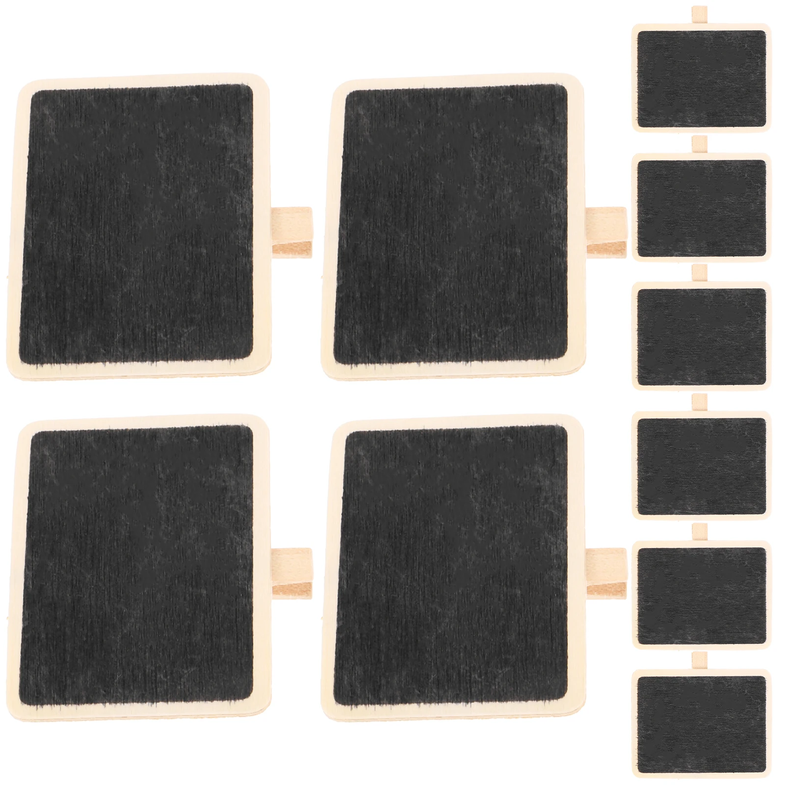 10PCS Chalk Board Memo Clips Small Blackboard Note Holders Message Photo Clips Office Home Decor Storage Accessories