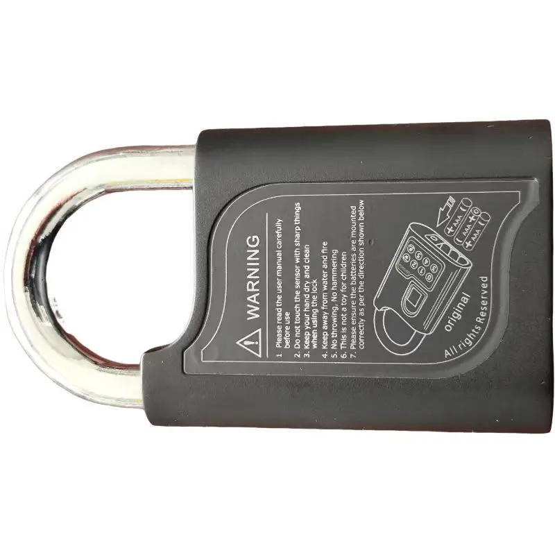 Lucchetto con impronta digitale