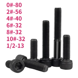 UNC 0#-80 2#-56 4#-40 6#-32 8#-32 10#-32 1/2-13 12.9 Grade Carbon Steel Hexagon Hex Socket Screw Cup Head Allen Bolt
