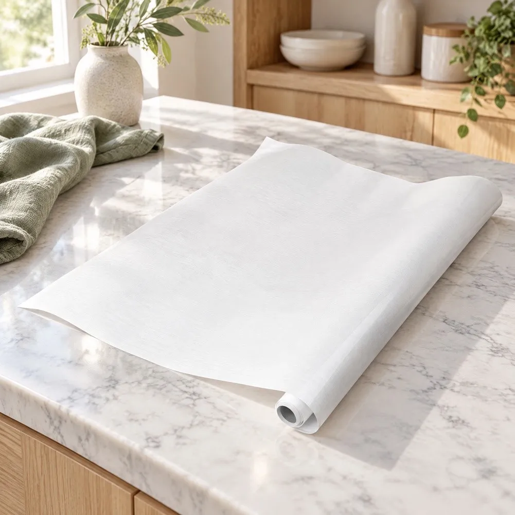 1Pc Home Kitchen Wall Covering Sheet Wear Resisting Stain Resistant Removable Wall Film No Wall Damage For Baking Cooking Area