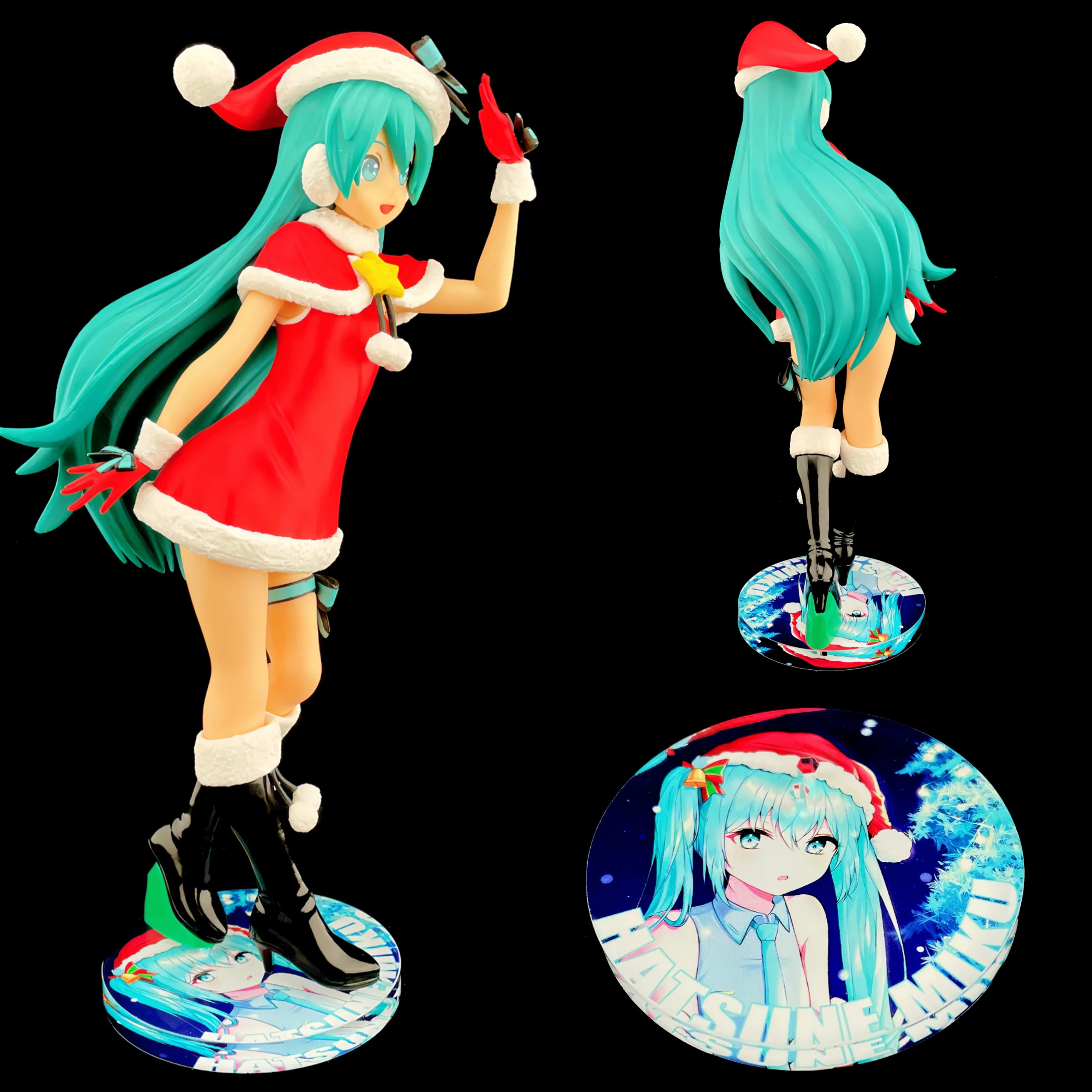 seiga-ボーカロイド-クリスマスコスチューム-ベーススタンド-ゆず-アクリルフィギュア-静態モデル-アニメグッズ-大人のおもちゃ-在庫あり