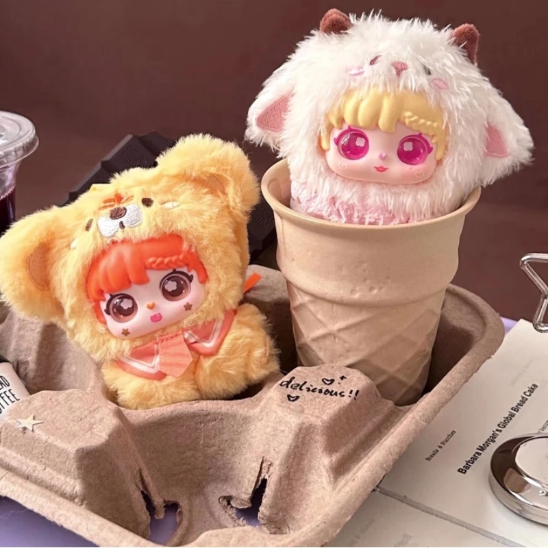 Oryginalny Sanmi Królik Mały Skarb Seria Ręka w Ręce Pluszowy Blind Box Ozdoba Kreskówkowy Prezent Niespodzianka Modna Zabawka Lalka