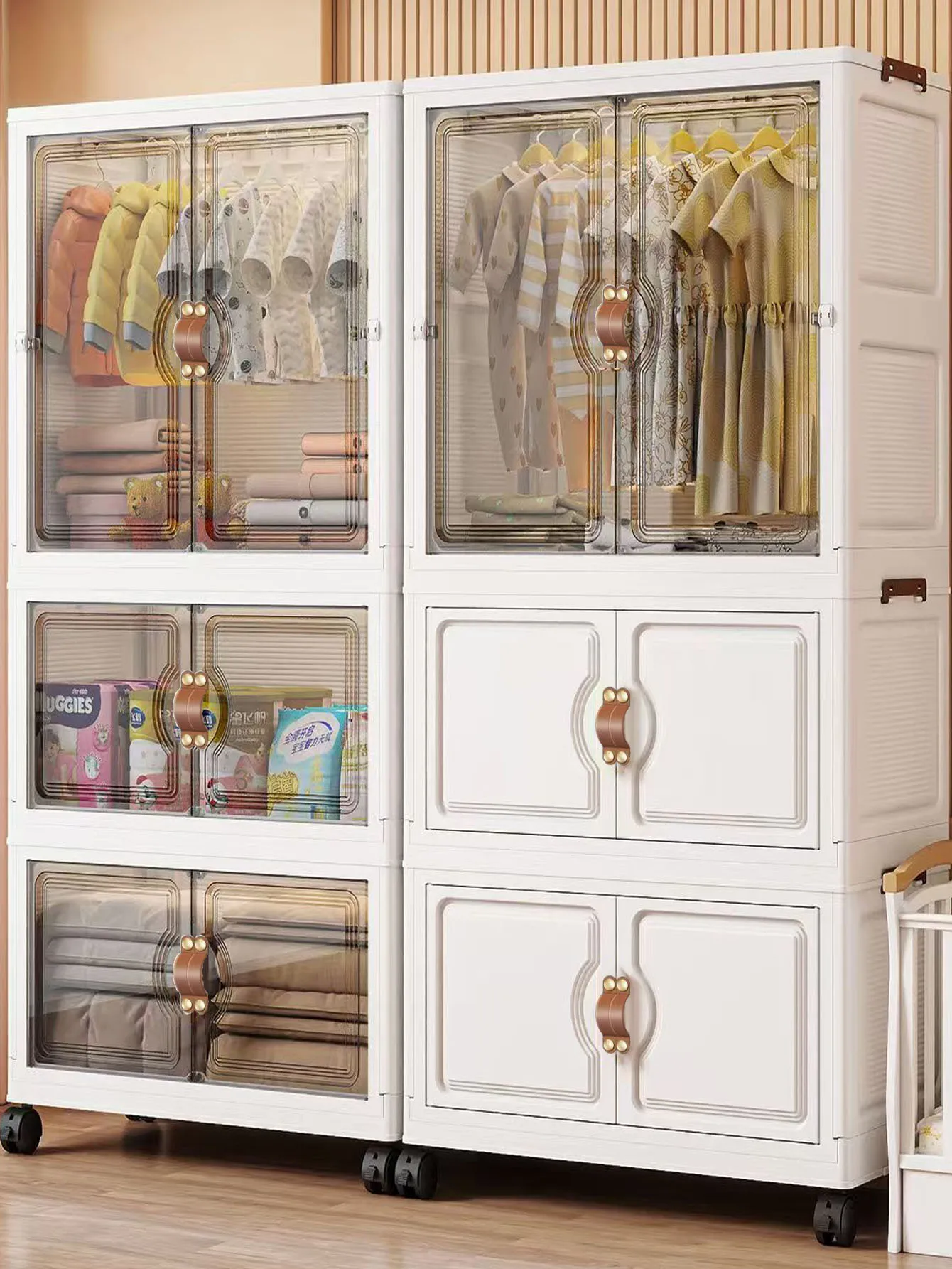 armadio-pieghevole-con-cassetti-organizzatore-compatto-per-cucina-e-bagno-salvaspazio-per-utensili-articoli-da-toeletta-e-biancheria