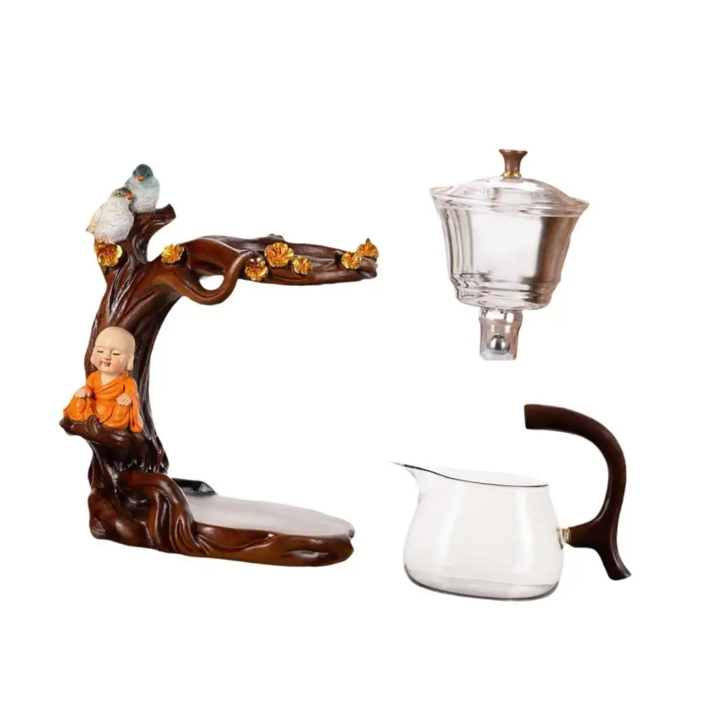

Lazy Kungfu Tea Set Tea Kettle Teapot for Table Decor Home Holiday Gifts