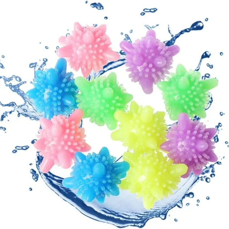 5Pc Anti-Tangle Hair Lint Remover Washing Machine Cleaning Ball Household Supplies Random Color Decontamination Laundry Ball