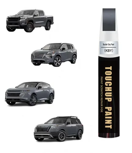 Boulder Gray Pearl(KBY) Touch up Paint for Nissan OEM Color Match Car Paint Scratch Repair Kit, Quick & Easy Solution to Repair