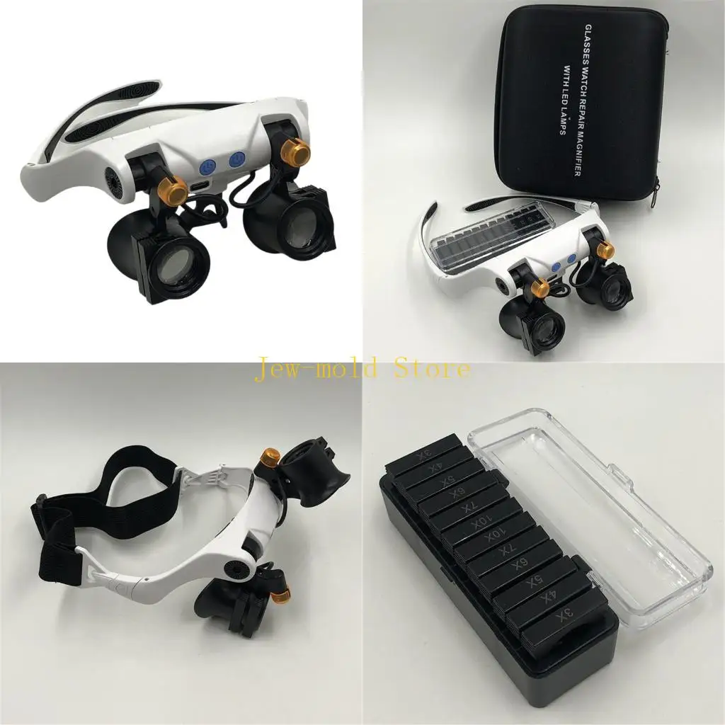 

C71B USB -заряжаемая 25 -кратная увеличительная гарнитура для ремонта часов ежедневно используется повседневным использованием