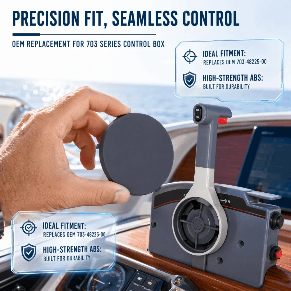 703‑48225‑00 Marine Remote Control Cover ABS Outboard Motor Control Box Motor Remote Control Box for 703 Version Outboard Motor