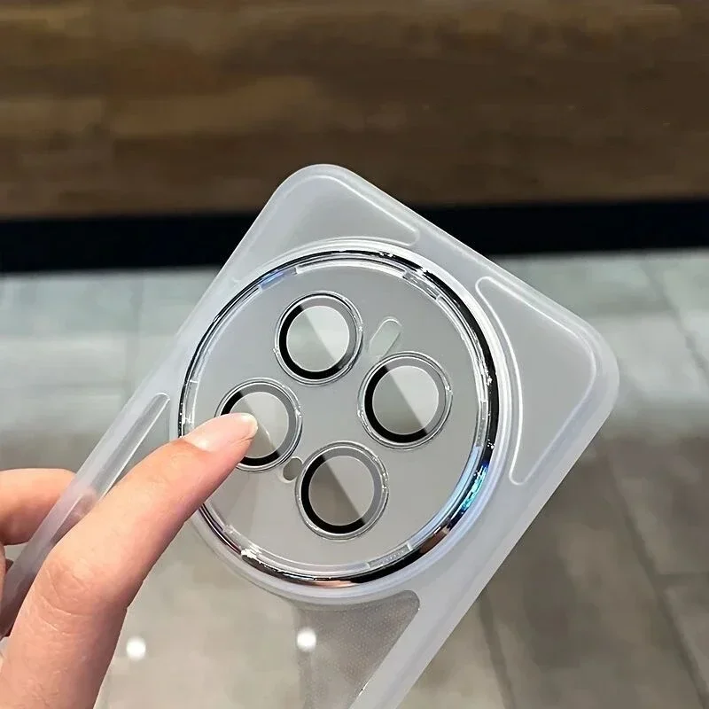 Realme 14 Pro Plus 캔디 컬러 TPU 안티 스크래치 충격 방지 보호 커버 용 견고한 투명 카메라 렌즈 보호 필름 소프트 케이스