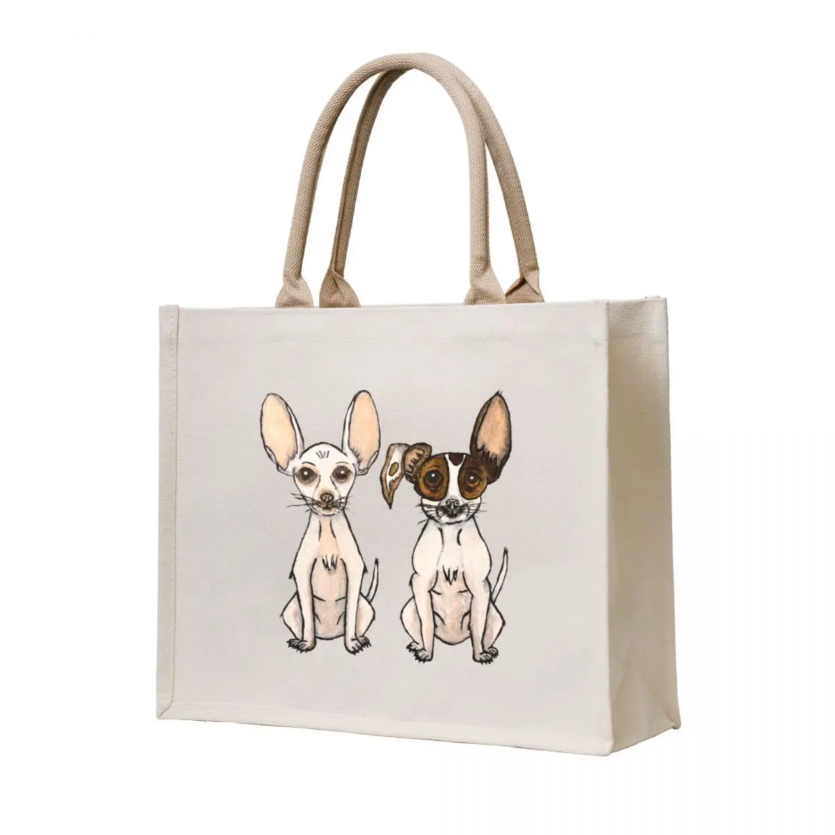 

Chihuahua Commision Tote Bag tote bags aesthetic Big bag Handbags women