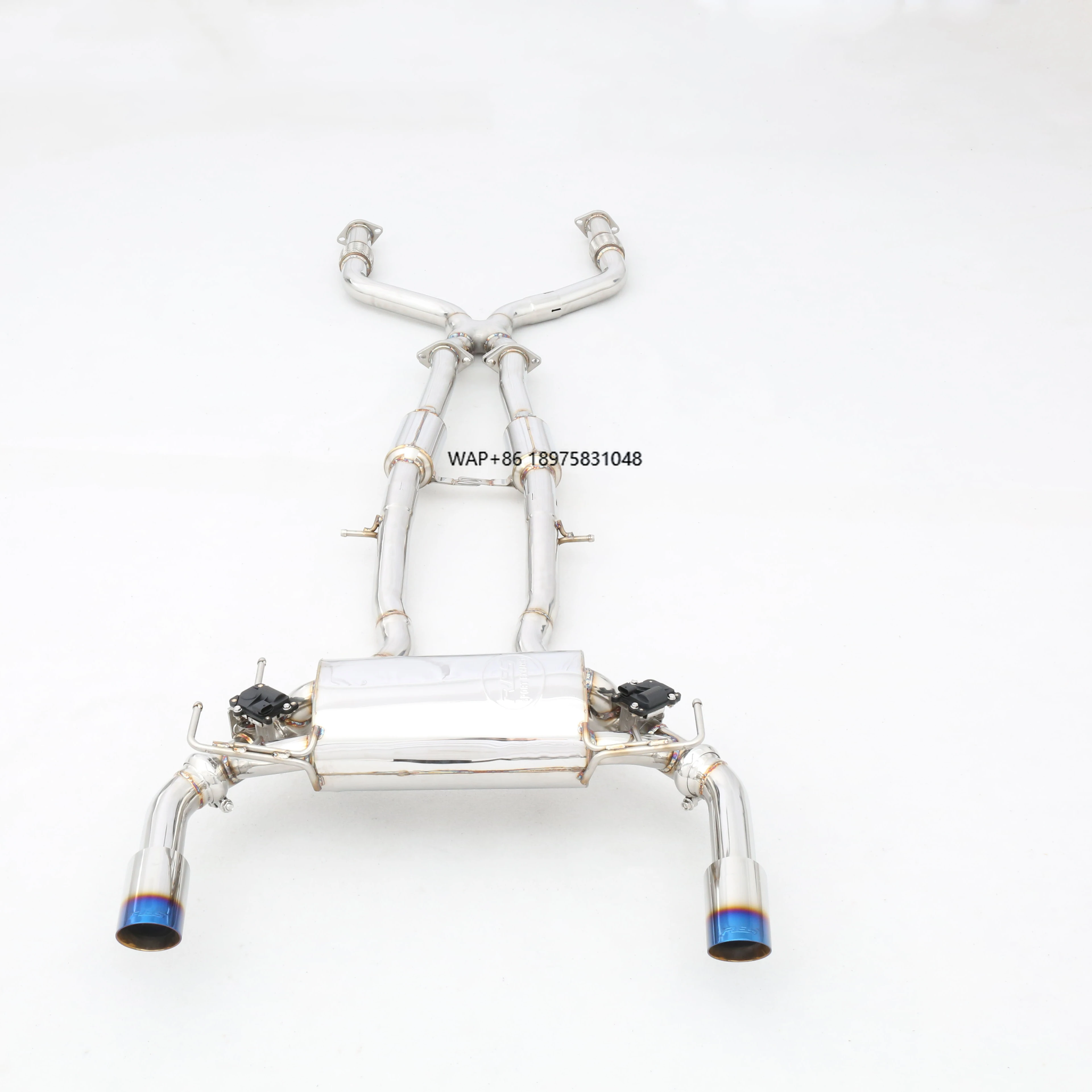 

Custom 304 Stainless Steel/Titanium Valved Exhaust System Specific Model for 370Z 3.7