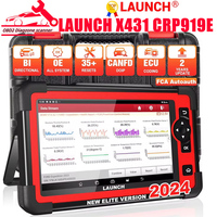 LAUNCH X431 CRP919E X431 CRP919E BT Car Diagnostic Tool OBD OBD2 Scanner Active Test ECU Coding CANFD DOIP 31+Reset Code Reader