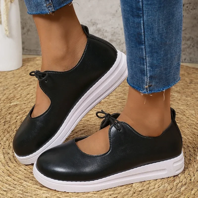 GDQQ Summer Women Plain Wedge Sandals Bohemian Handmade Ladies Casual Comfortable Espadrilles Platform Pumps Shoes Sandalias