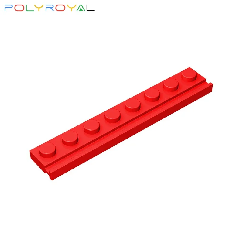 Building Blocks accessories 1x8 single side track plate with chute 10PCS MOC Educational education toys for children 4510