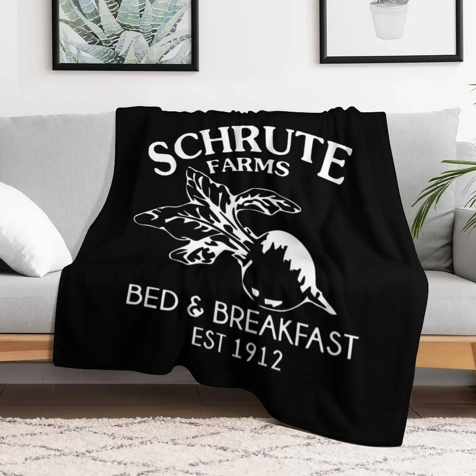 

Schrute Farms Bed and Breakfast Throw Blanket Large Sofas Summer Thins Blankets