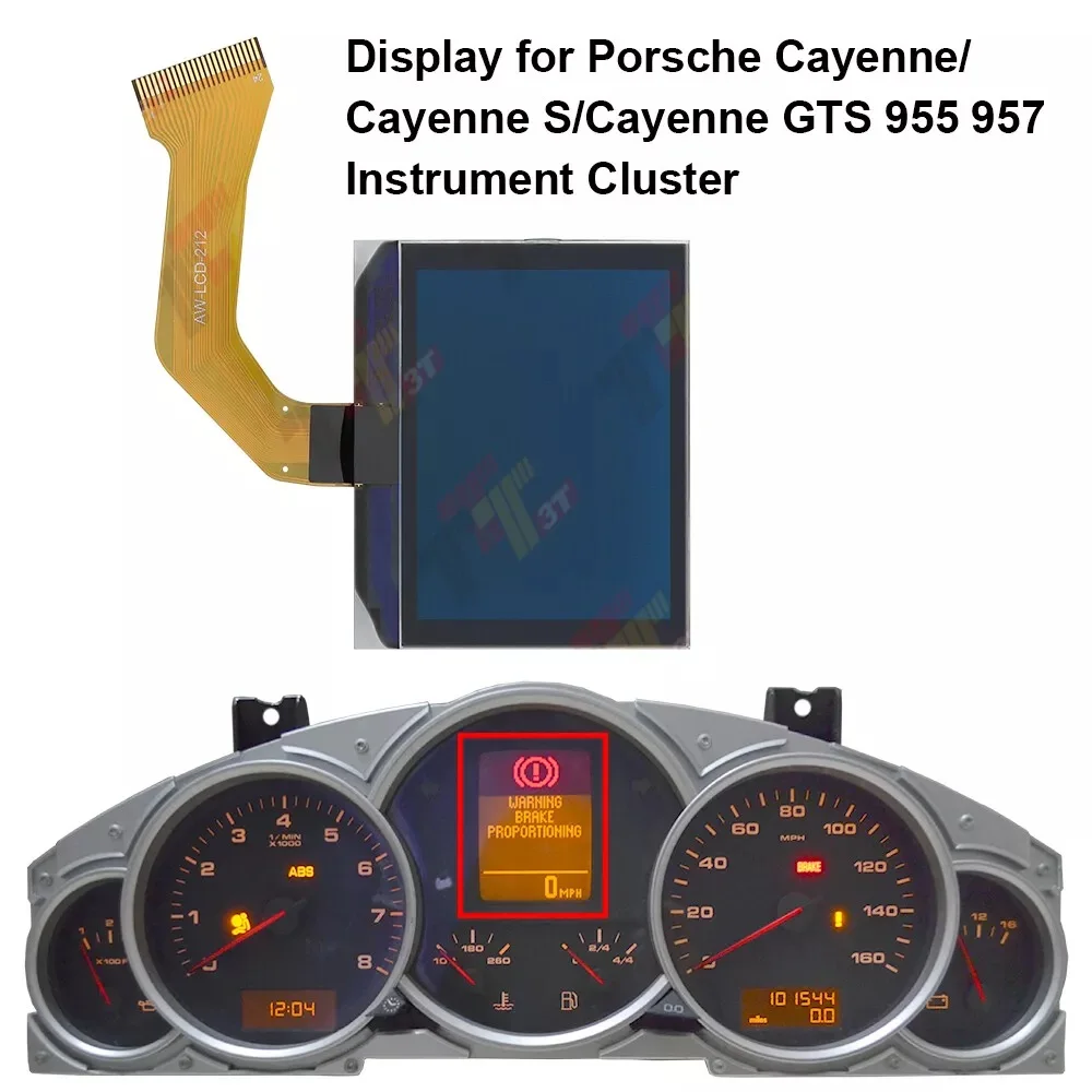 Dashboard LCD Display for VW Touareg and Porsche Cayenne 955 957 Instrument Cluster Repair