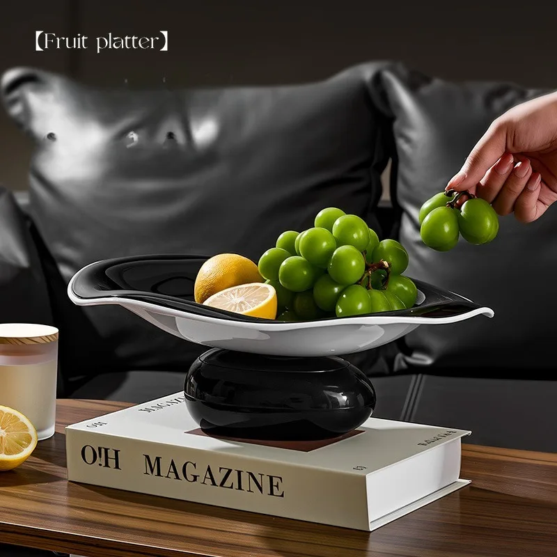 Light Luxury High-end Fruit Plate Living Room Home High-end Talerze Obiadowe Assiettes De Table Aparelho De Jantar 2026