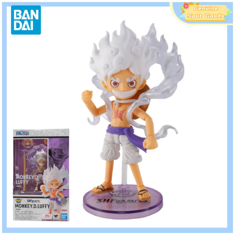 

Genuine Bandai ONE PIECE SHF World Collectable Figure LUFFY GEAR5 Anime Action Figures Model Figure Gift for Toys Hobbies Kids
