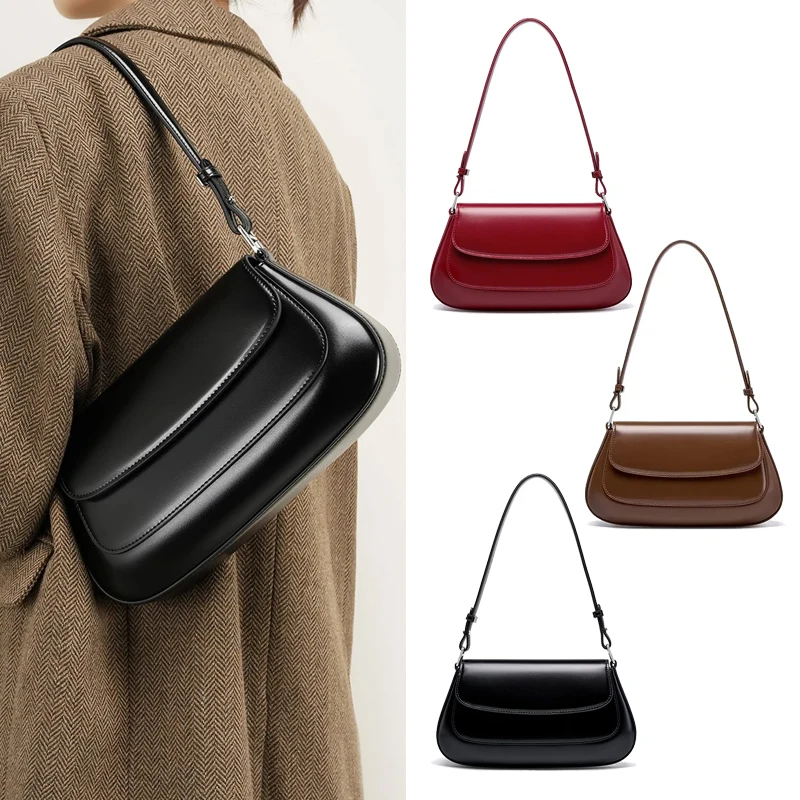 

Женские сумки из натуральной коровьей кожи, винтажные сумки через плечо, высококачественные женские люксовые сумки