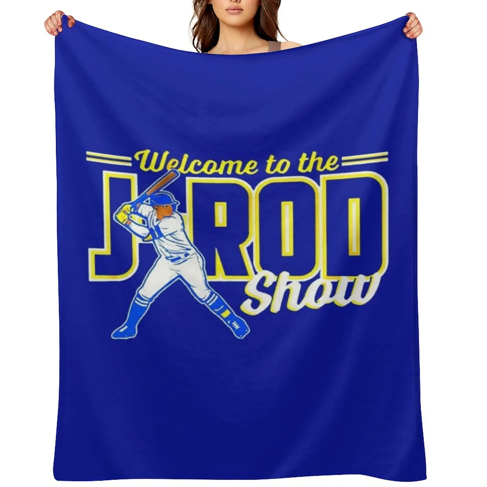 

Julio Rodriguez Throw Blanket Single Stuffeds Kid'S Cute Plaid Blankets