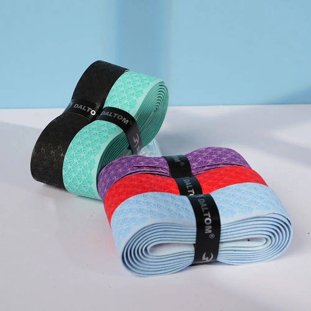 2M Badminton Handle Wrap Tape Embossing Anti-slip Badminton Racket Grips Wrap PU Sweat-Absorbent Fishing Rod Sweatband