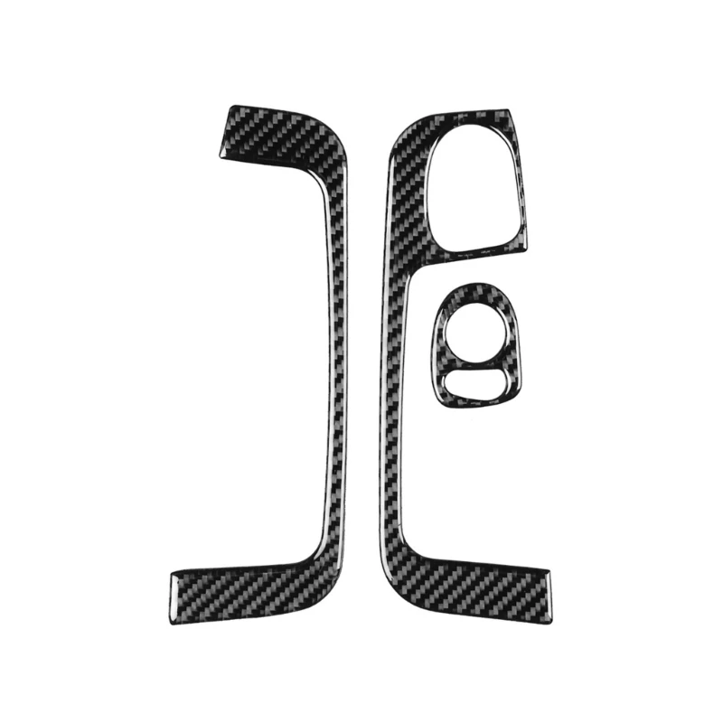 

3pcs/set Door Armrest Cover Carbon Fiber Stickers for Car Interior for 500