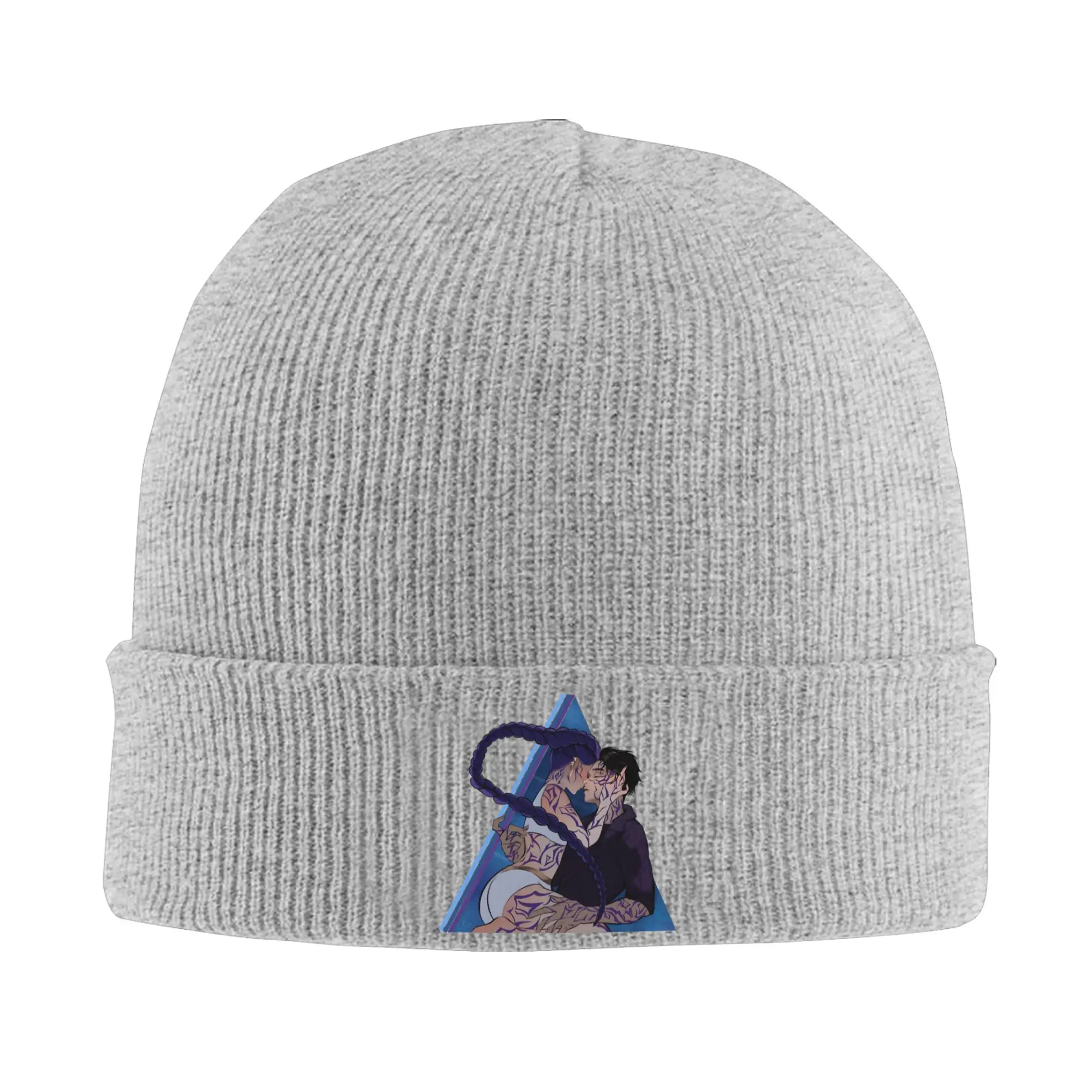

Rujinu Kpop Demon Hunters Movies Knit Hat Beanie Hats Outdoor Warm Men Unisex Bonnet Hats Autumn Printed Casual Caps Gift Idea