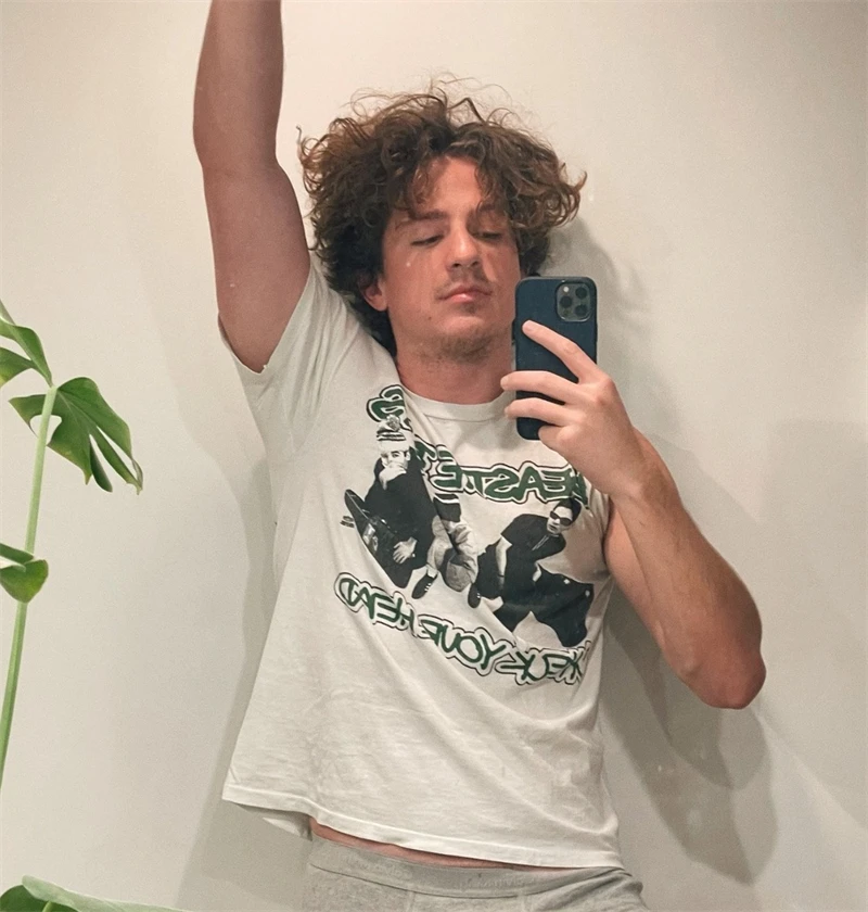 Summer Saint Band Letter Pattern Print Vintage Washed T-shirt Oversize Street Casual Loose Pure Cotton Short Sleeved Men Trendy view 5