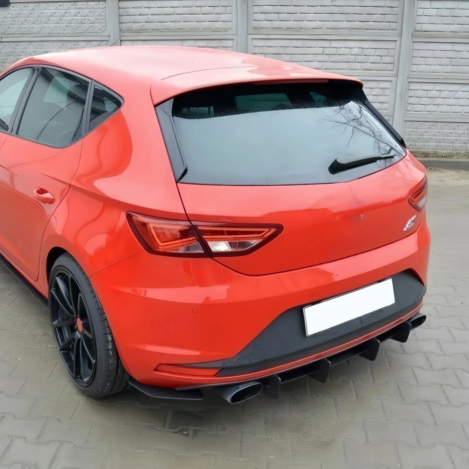 لمعان ماكستون تصميم مانع صدمات خلفي للسيارة الناشر ل سيات ليون MK3 5F كوبرا 2012 2013 2014 2015 2016 قبل تجميل الجانب الخلفي الخائن